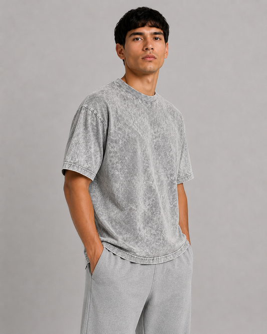 Acid Wash 250G Oversize – Gris