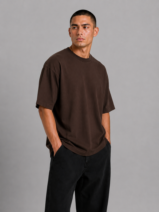 French Terry 300G Semioversize – Cafe