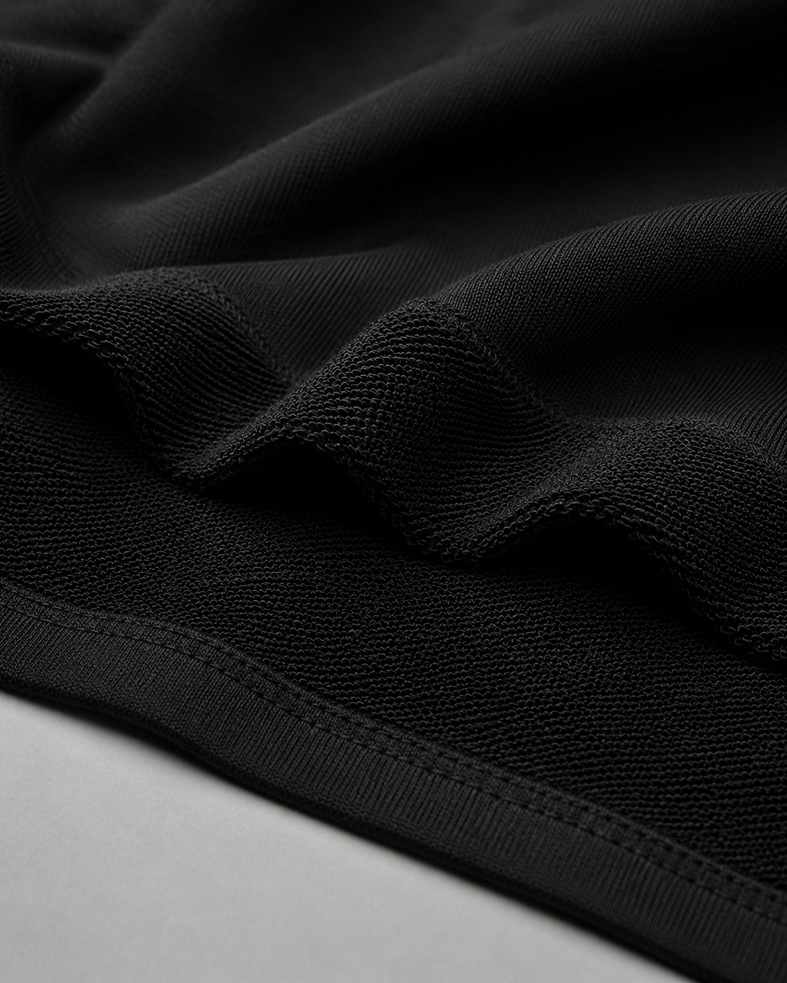 French Terry 300G Semioversize – Negro