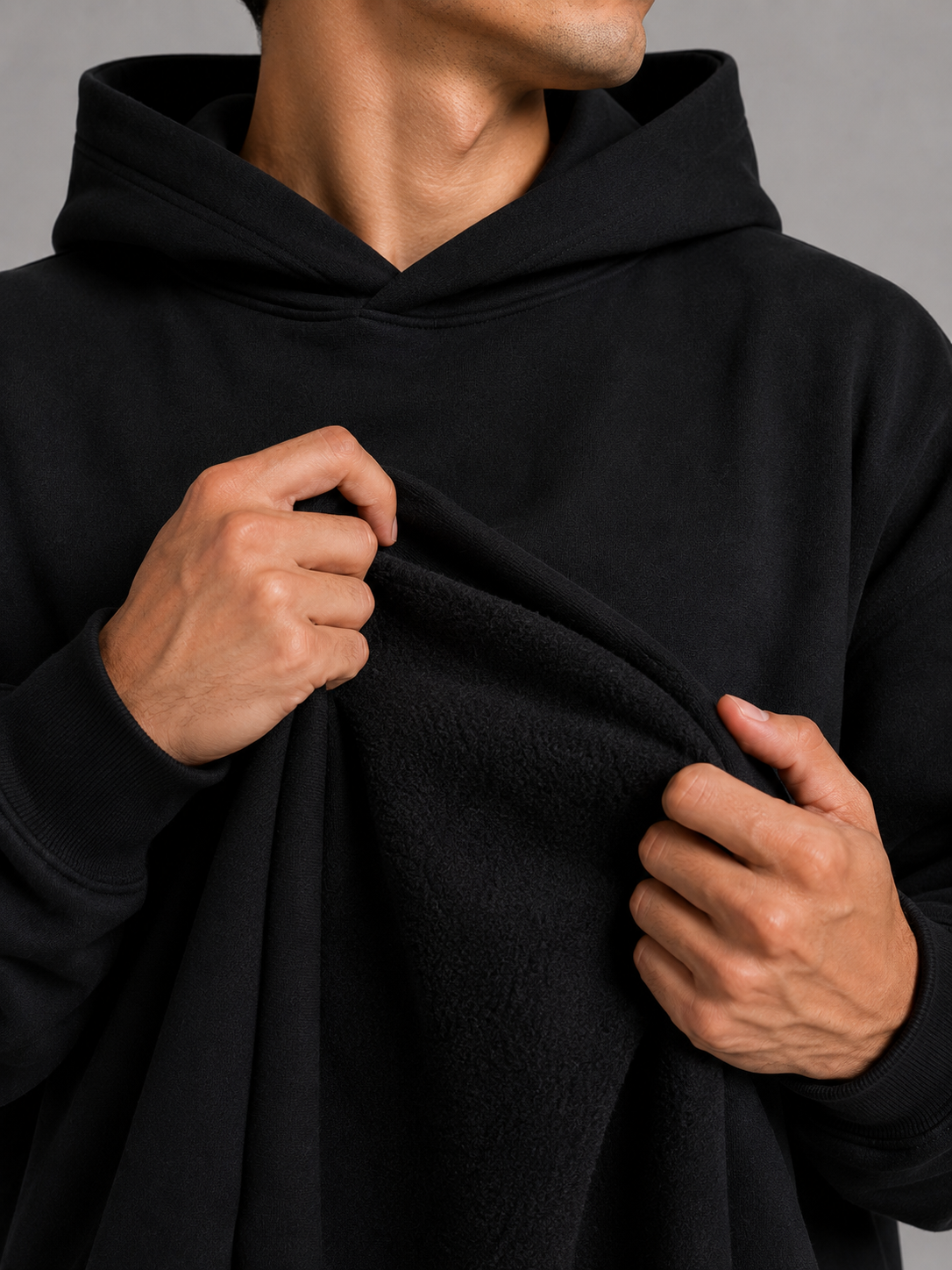 Hoodie Oversize 400G - Negro