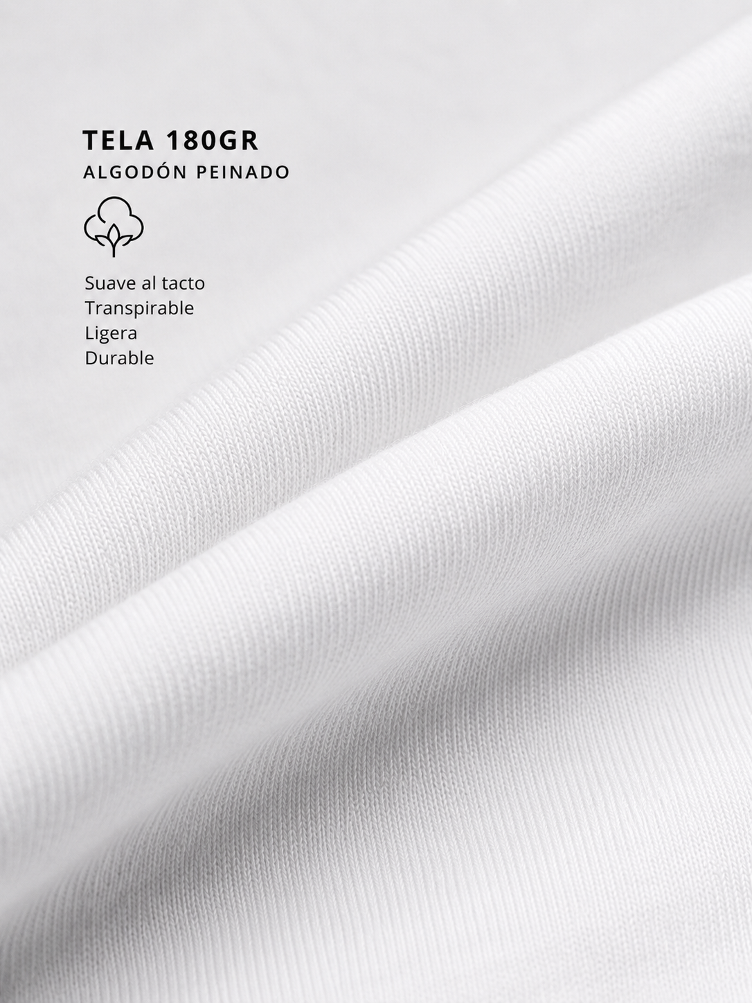 Regular fit 180G - Blanco