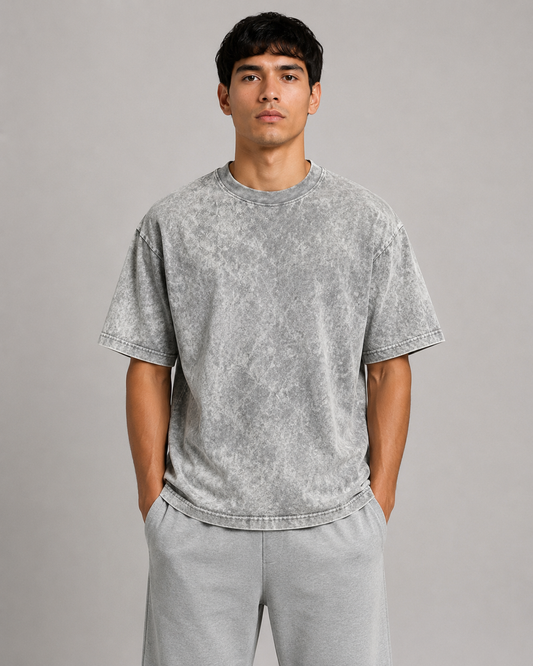 Acid Wash 250G Oversize – Gris