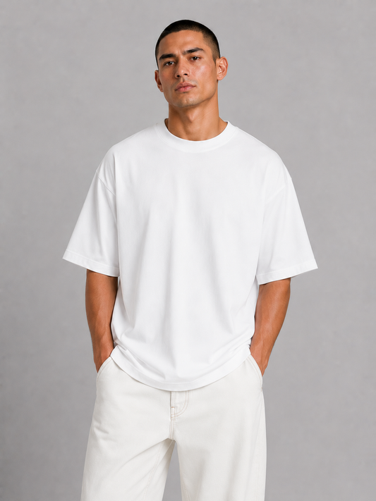 French Terry 300G Semioversize – Blanco