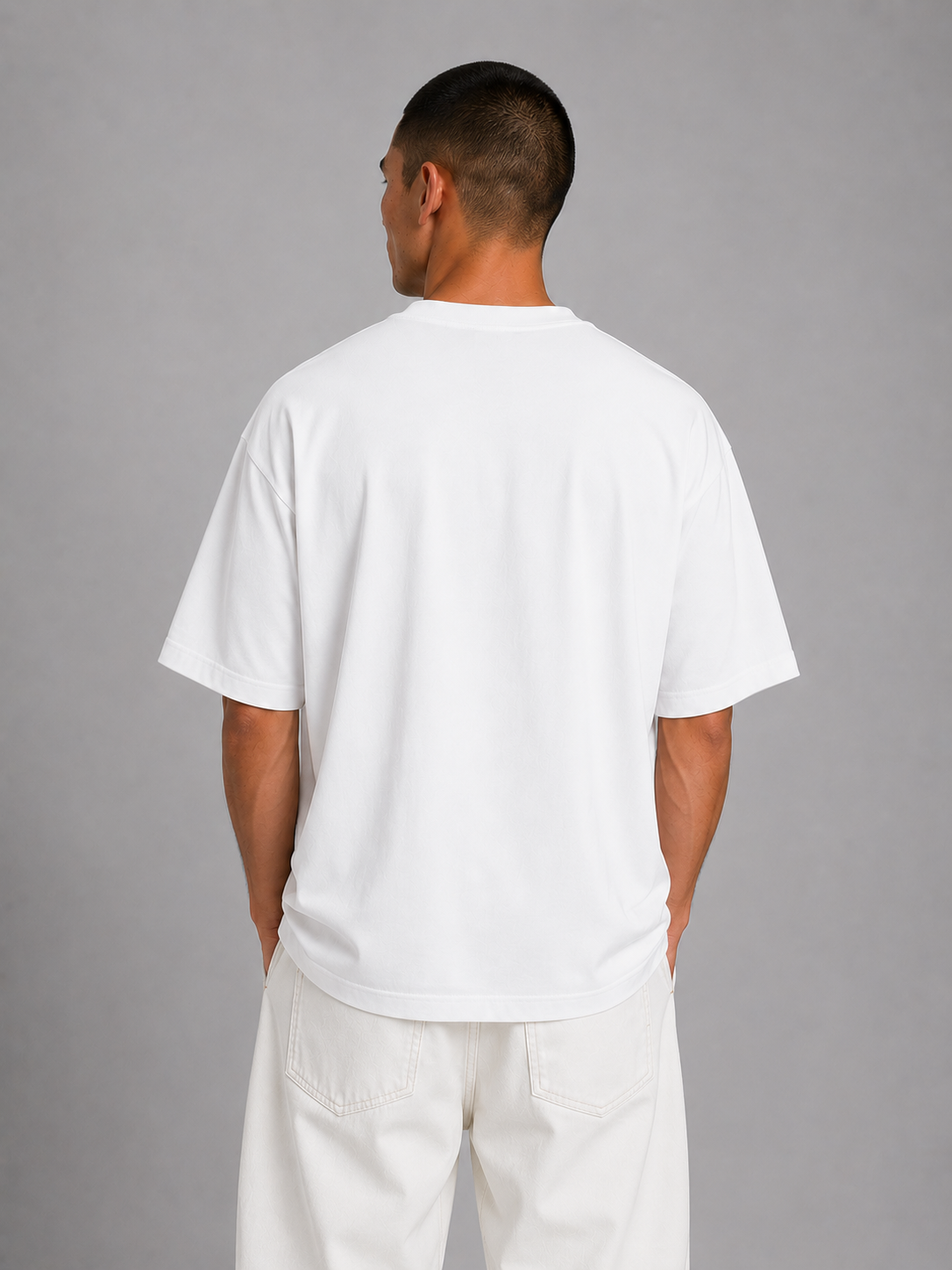 French Terry 300G Semioversize – Blanco