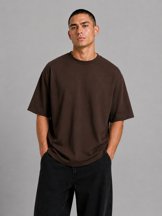 French Terry 300G Semioversize – Cafe