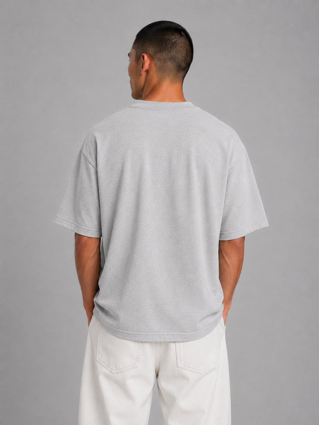French Terry 300G Semioversize – Gris Perla