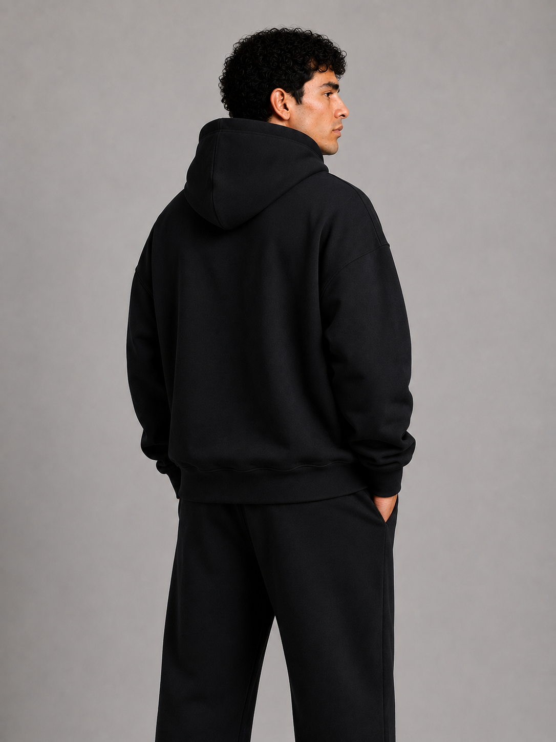 Hoodie Oversize 400G - Negro
