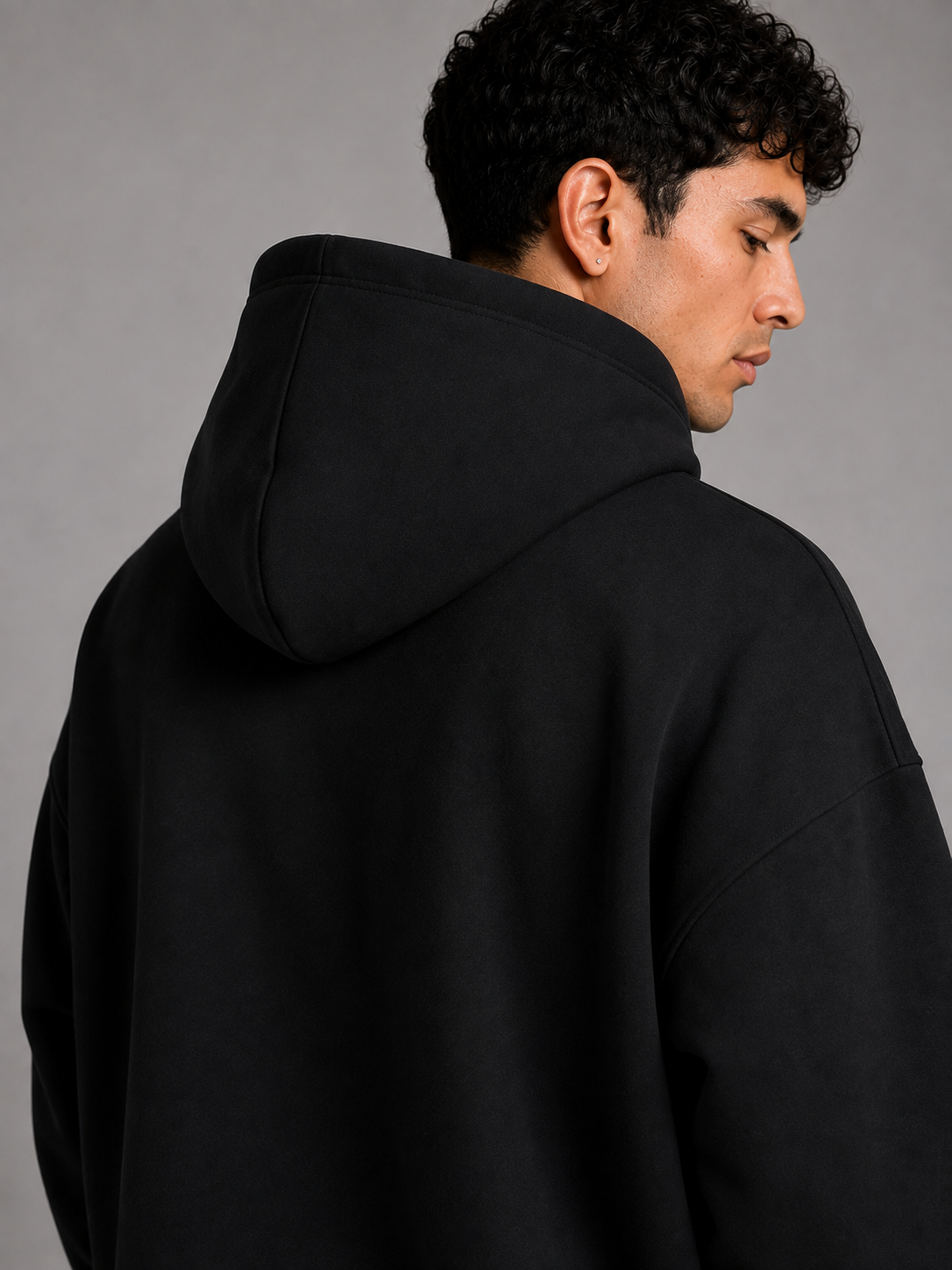 Hoodie Oversize 400G - Negro