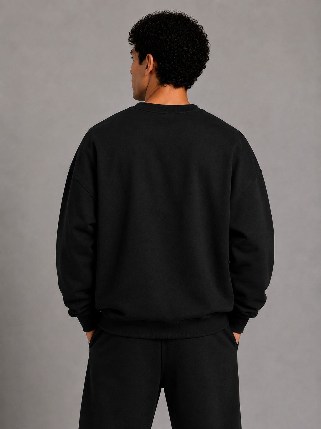 Manga Larga 250G Over - Negro