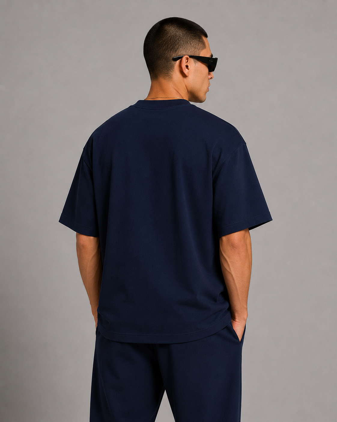 Luxe Cotton 305G Oversize – Navy