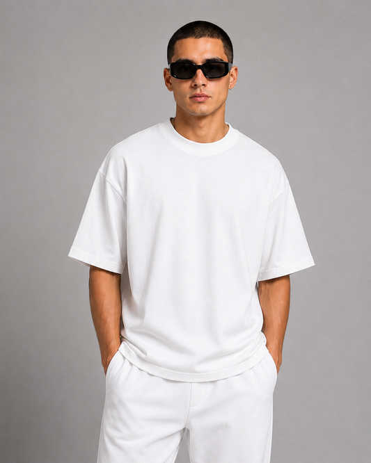 Luxe Cotton 305G Oversize – Blanco