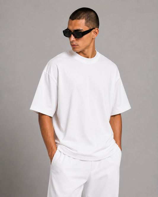Luxe Cotton 305G Oversize – Blanco