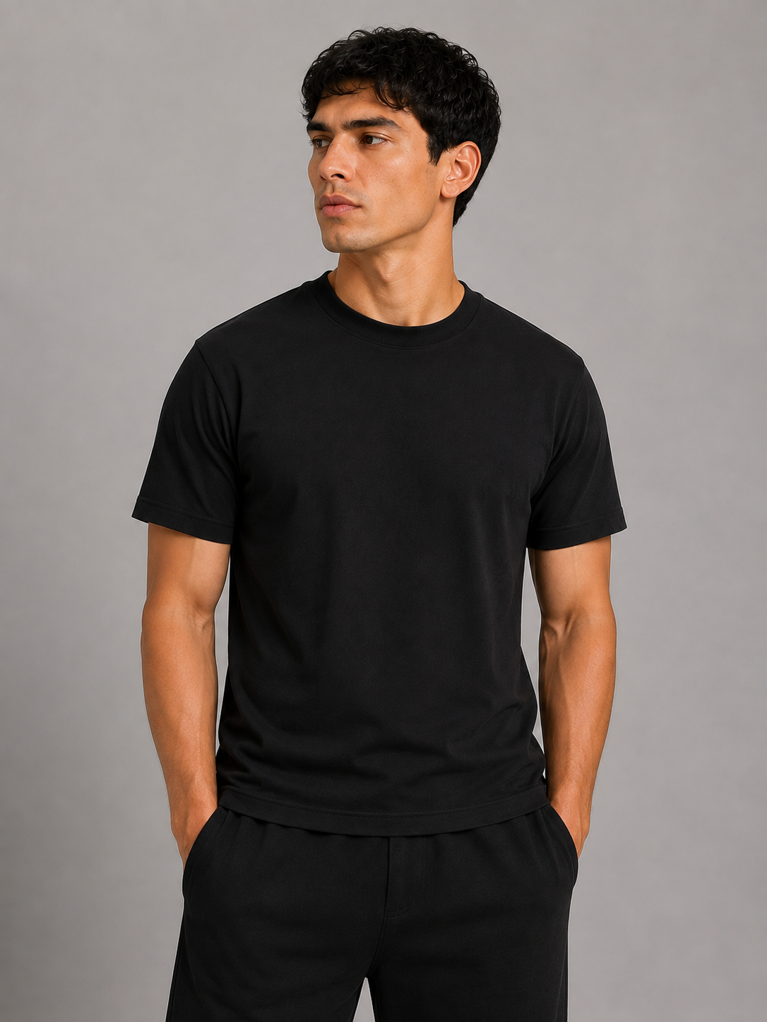 Regular fit 180G - Negro