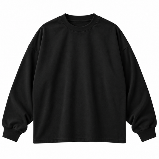 Manga Larga 250G Over - Negro